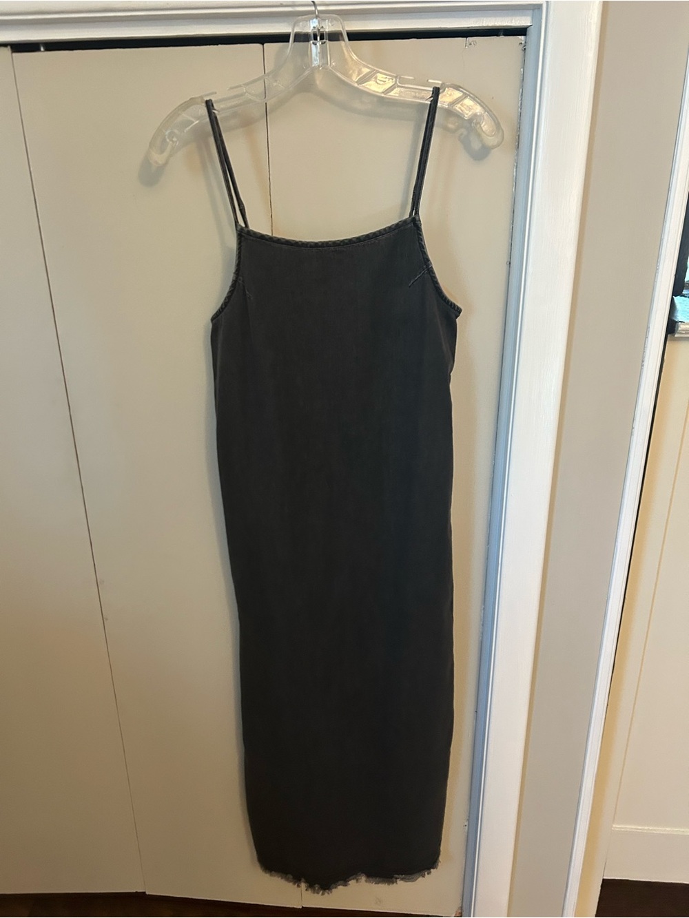 Blank NYC Black Spaghetti Strap Maxi Dress